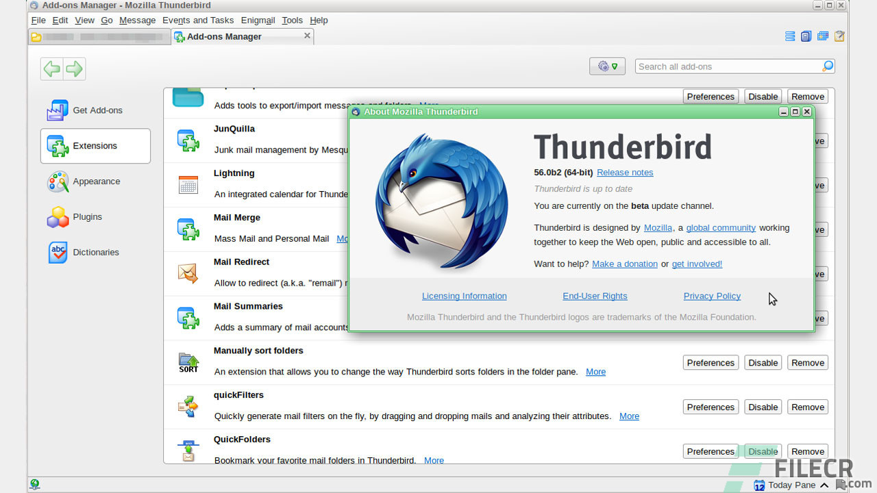 Mozilla thunderbird 78.10.2
